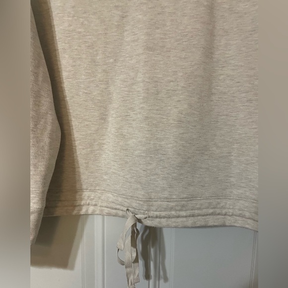Haven Well Within Tie Waist Crew Neck Beige Size XL Soft Comfy Neutral Staple - Picture 4 of 7